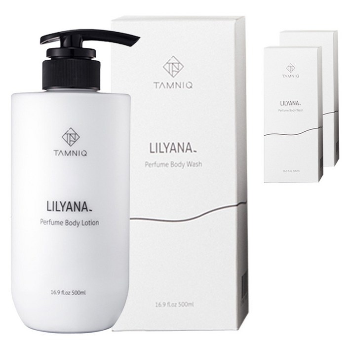 탐니크 퍼퓸 고보습 바디로션 릴리아나, 3개, 500ml