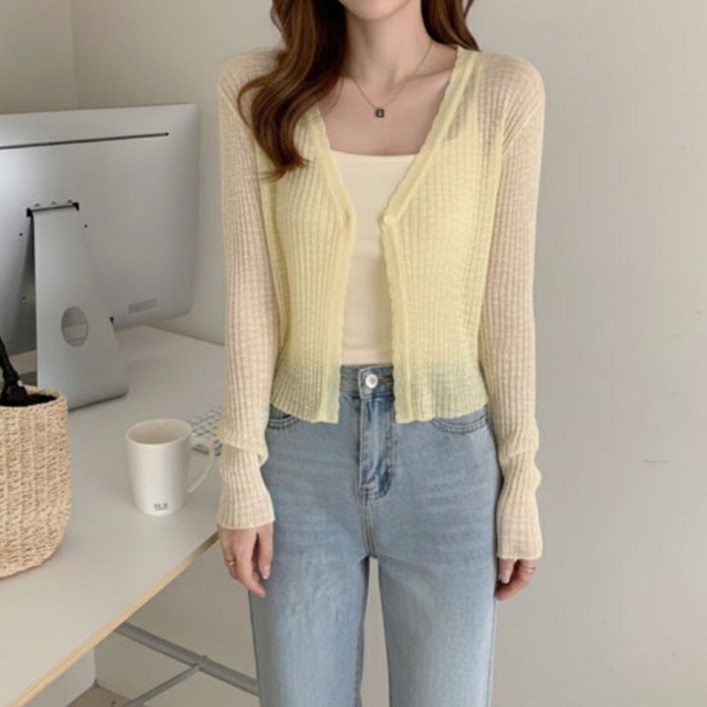 소니오 여성용 스프링 데이 가디건