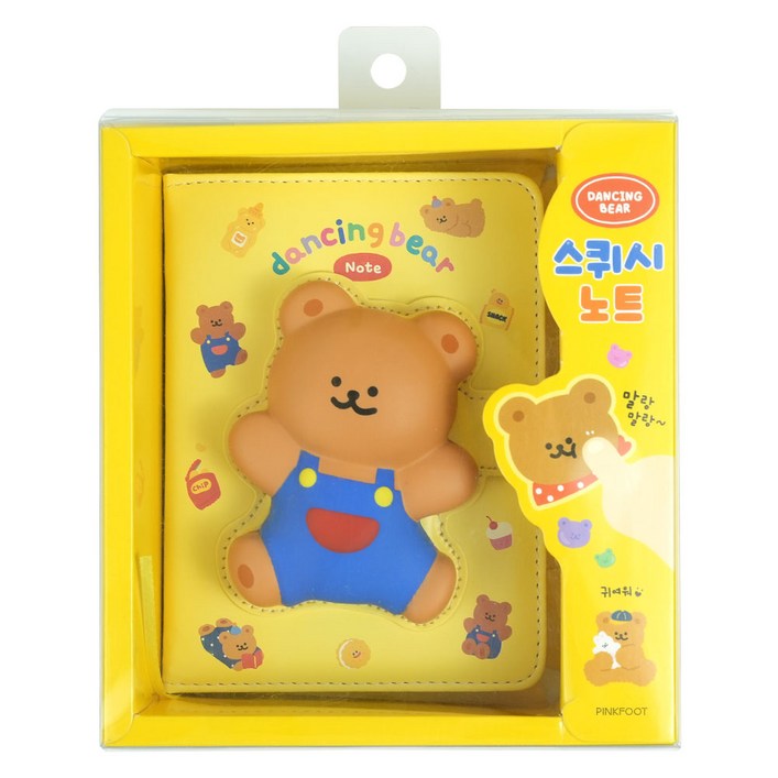 핑크풋 12000 댄싱베어 스퀴시 노트