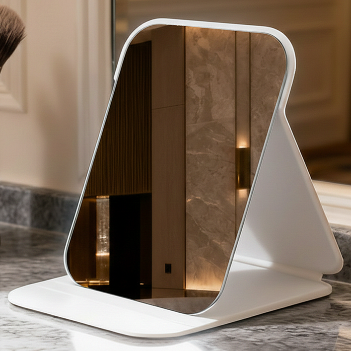 와이홉 PU 접이식 탁상거울 대형 2p
