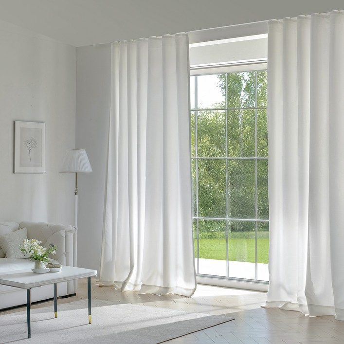 뷰하우스 래티스 사계절 암막커튼 민자핀타입 2p