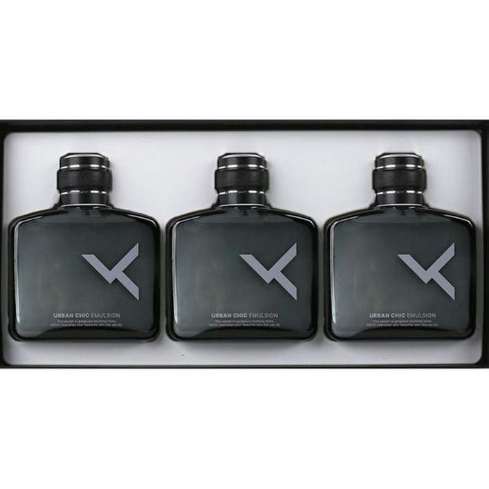 향좋은 보습효과 남자 화장품 세트 블랙 로션3 150ml 명절 선물 호텔 토너