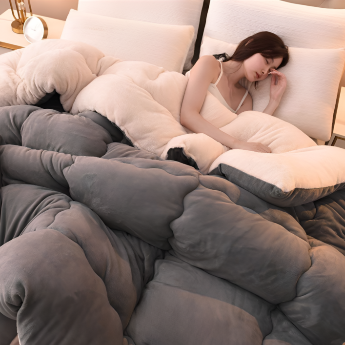 디오디프 프리미엄 겨울 구름 극세사 차렵이불