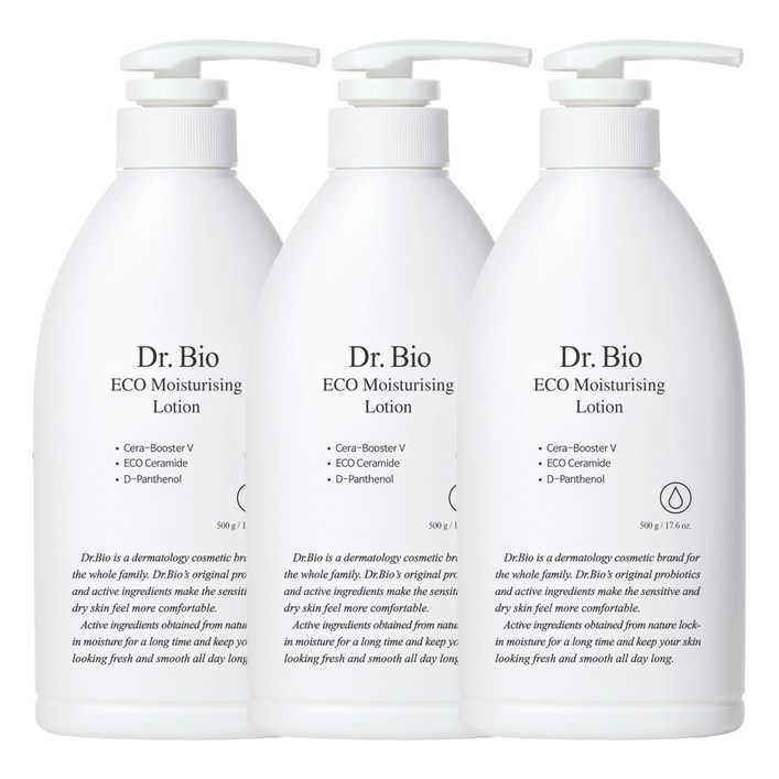 닥터바이오 에코 페이스 앤 바디로션, 500ml, 3개