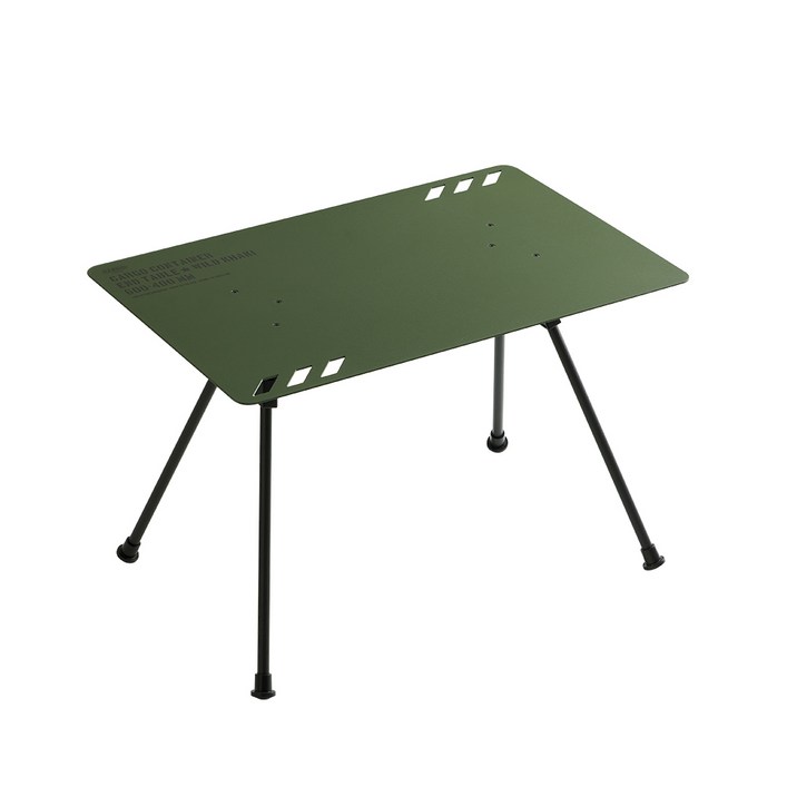 카고컨테이너 엔드 테이블 캠핑 휴대용 보조 사이드 접이식 좌식테이블, 블랙