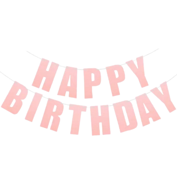 파티에진심인사람들 해피벌스데이 레터링 가랜드 생일가랜드 파티소품