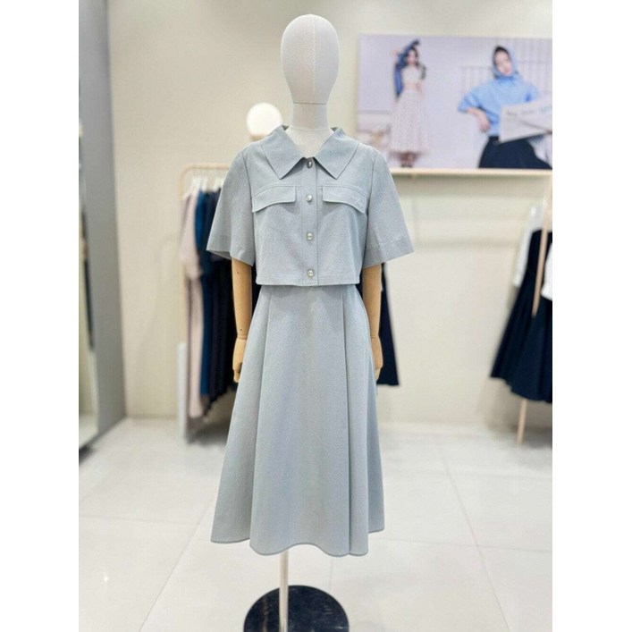 국내백화점 JJ지고트 원피스 오피스룩제외 비즈니스캐주얼 세련미강조 럭셔리핏