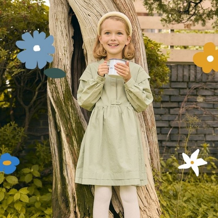 블루독 하이넥셔츠원피스 MN 23A1540052