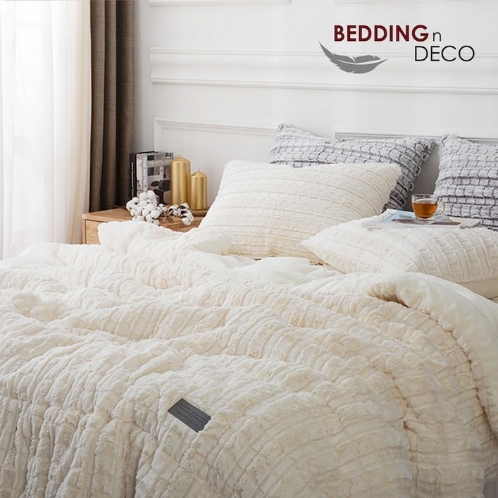 백화점 프리미엄 10mm 더 마벨 겨울 극세사 차렵이불 (단품) 2colors