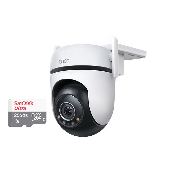 티피링크 메모리256G포함 Tapo C520WS 400만화소 원격회전 실외방수 홈CCTV, 선택1 Tapo C520WS메모리카드256G