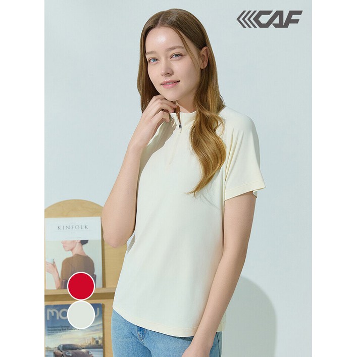 르까프 골프 르까프 여성 ICE 반팔 하프집업 2종 택1