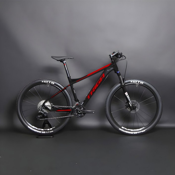 풀시마노 데오레 30단 락샥 유압 MTB 자전거, 블랙레드, 1개