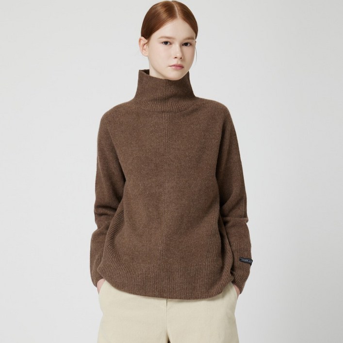 [AK플라자] [씨씨콜렉트] 캐시미어 블렌드 터틀넥 풀오버_C254KSK131