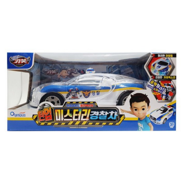 헬로 카봇 턴업 미스터리 경찰차장애물을만나면 방향을틀어요, 1개