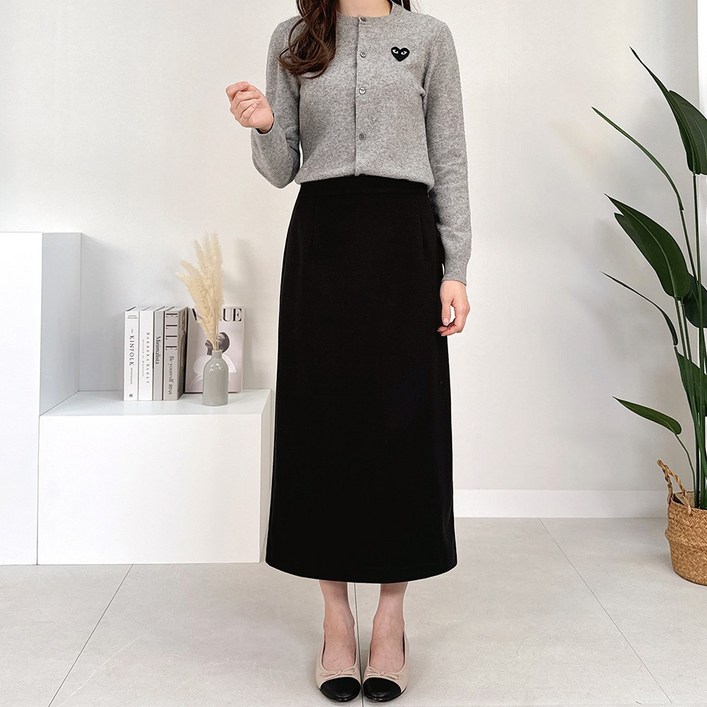 여성 기모 메르시 헤링본 패턴 3가지 디자인 5부팬츠치마바지롱스커트 빅사이즈 55100