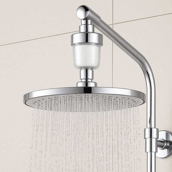 온딜샵 해바라기 샤워헤드  샤워기 필터, 해바라기샤워기헤드1개샤워필터1개, 1개