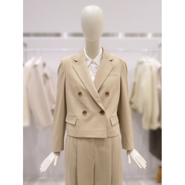 CC콜렉트 더블 브레스트 크롭 셋업 자켓 E231PSF119 218481