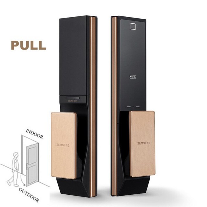 삼성 디지털 지문 블루투스 푸시 풀 도어 락, 키리스 SHP-DP738/SHP-DP739 보안, 자동 전자 홈 락