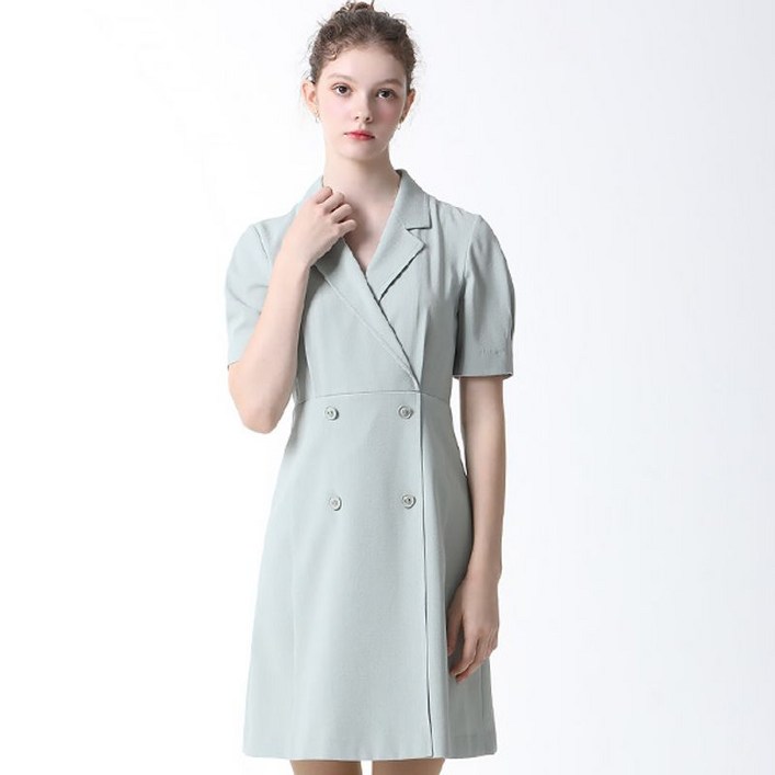 리스트 더블 브레스트 슬림 원피스 택가격 238000원 리스트 더블 브레스트 슬림 원피스 택가격 238000원