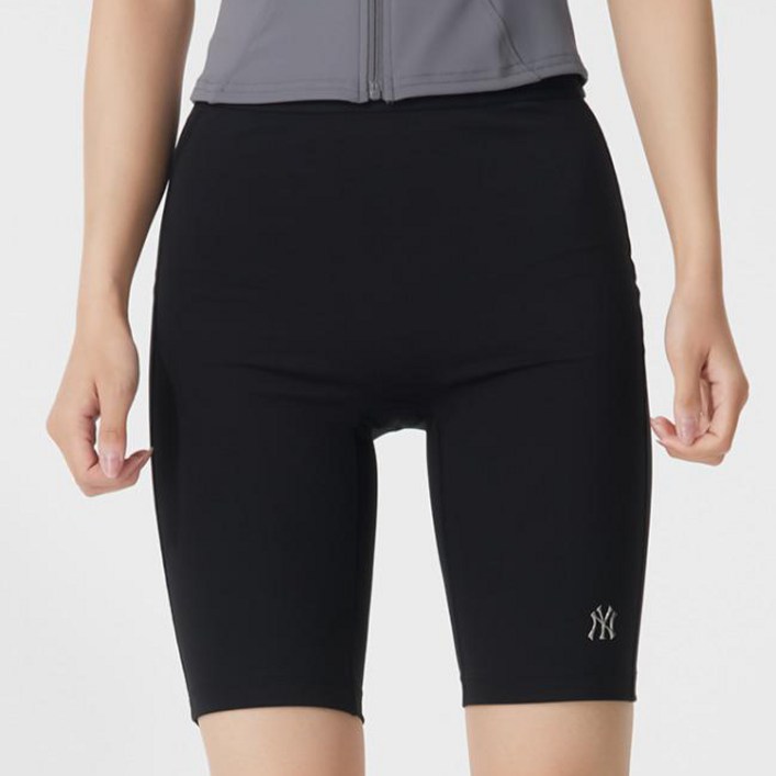 MLB 여성 스포츠 피트니스 반바지 레깅스 3FLGB055350BKS