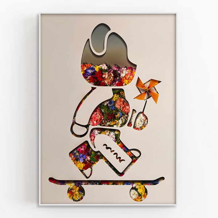 인메이블 베어브릭 인테리어 액자 8종 아이방 서재 소품 굿즈 액자