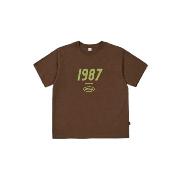 Mmlg 19MG HFT 반팔 티셔츠 AMBER BROWN 101349 Mmlg 19MG HFT 반팔 티셔츠 AMBER BROWN 101349