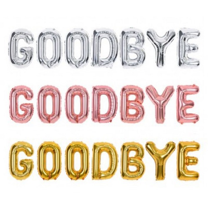 연말 GOODBYE 연말파티풍선 파티 굿바이풍선