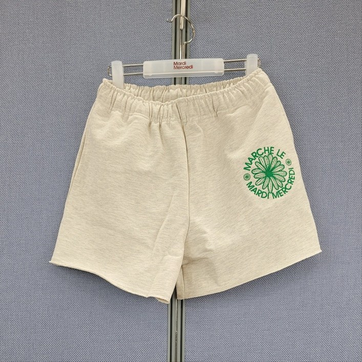 국내정품 마르디메크르디 SHORTS OATMEAL GREEN 반바지 오트밀 그린