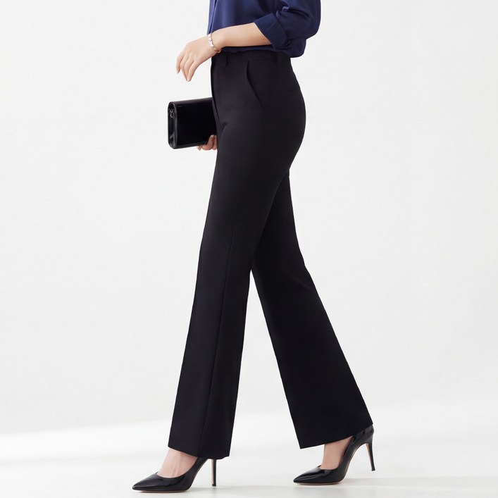 헤슬브 빅사이즈 여성 사방스판 부츠컷 슬랙스