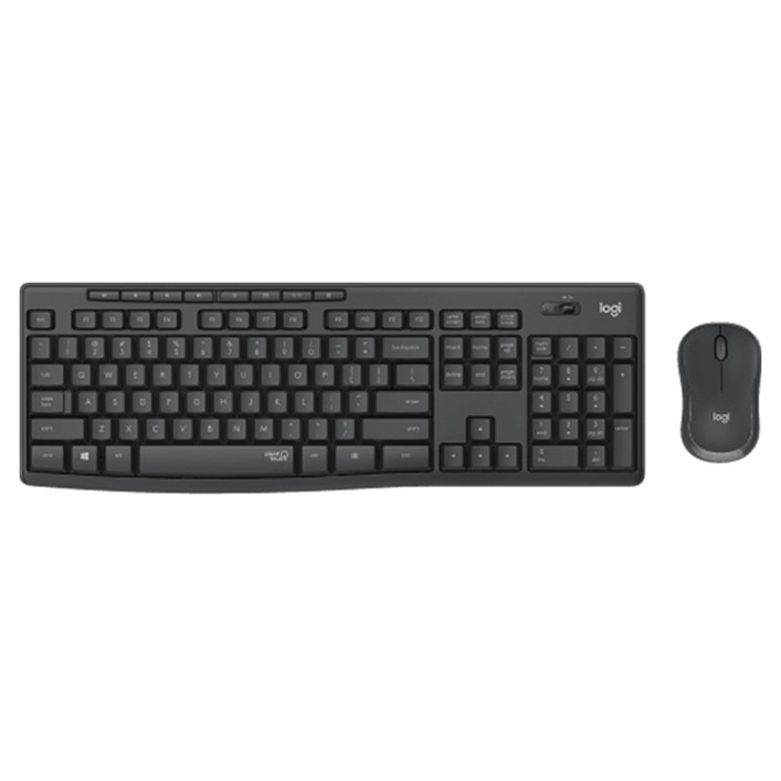 로지텍 MK295 저소음 무선 키보드  마우스세트, 그래파이트그레이, 단일상품, 일반형