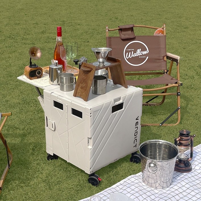 벤딕트 접이식 폴딩 XL 카트 4바퀴 장바구니 캐리어 핸드 쇼핑카트