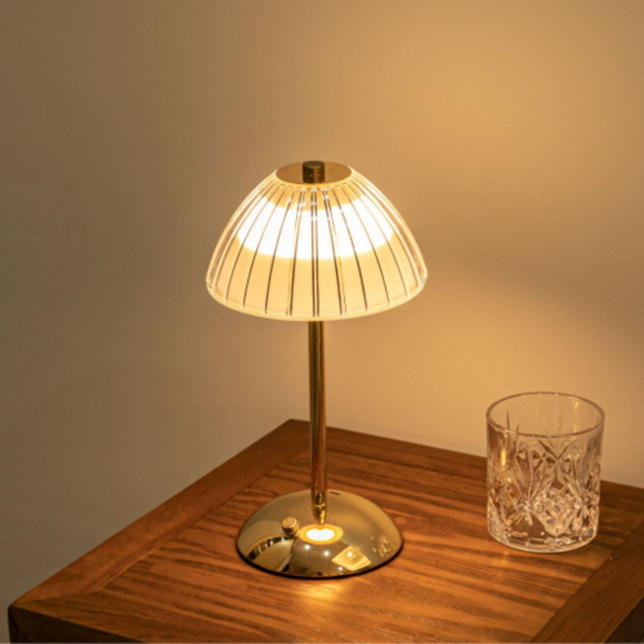 골드앤우드 머쉬룸 헤드 감성 인테리어 led 수유등 침실 무드등, 클리어 화이트 골드앤우드 머쉬룸 헤드 감성 인테리어 led 수유등 침실 무드등, 클리어 화이트