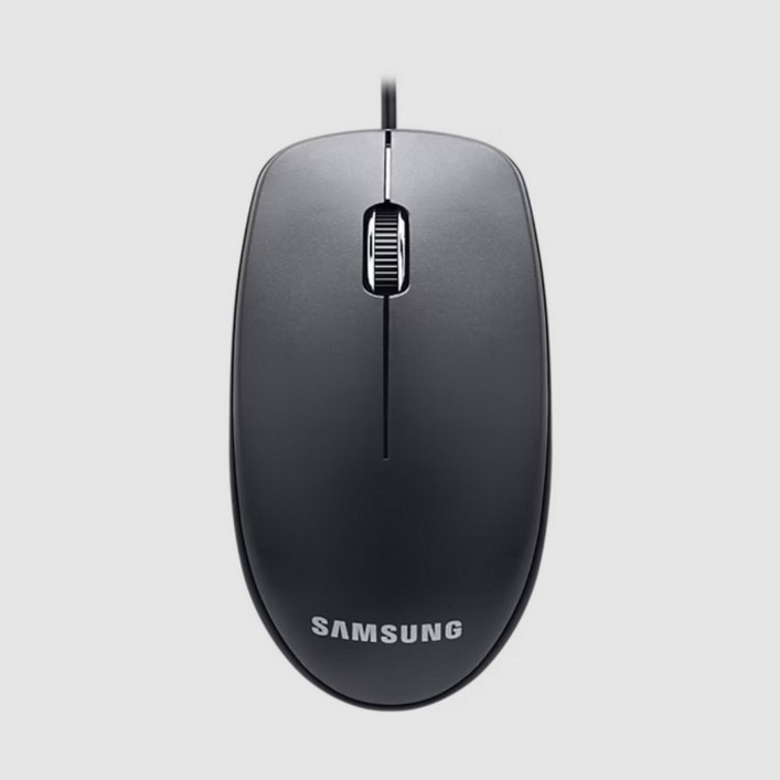삼성 마우스 무광블랙컬러 저소음 스위치적용 최적화된 그립감 테프론 글라이드적용 USB 인터페이스지원