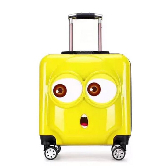 모모스마일 미니 캐리어 여아 캐릭터 18인치  20인치 소형 기내용 잠금장치