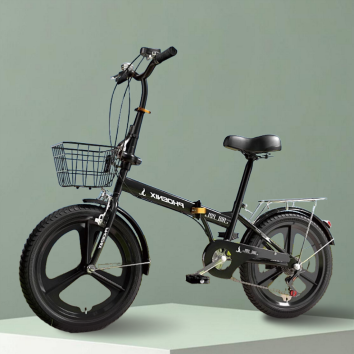 오르담 여성자전거 접이식 미니벨로 바구니