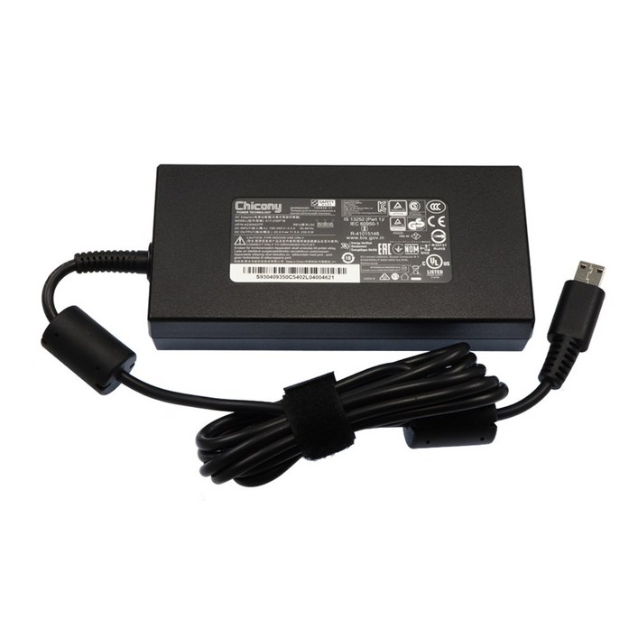 MSI정품 20V 11.5A/12A 240W 네모팁 어댑터 GE66 Raider Dragonshield Limited Edition 10SF, 어댑터+전원케이블, 1개