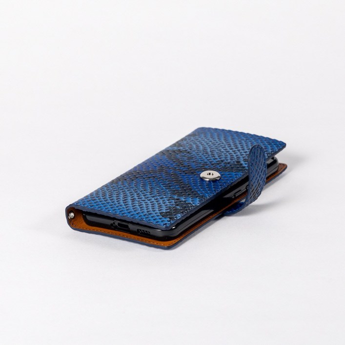 본아띠 제니스 천연소가죽 아나콘다 뱀 지갑형 케이스