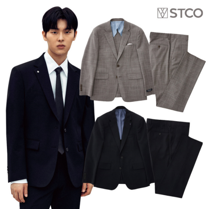 에스티코 STCO 봄/여름 남성 수트 정장 세트 30종