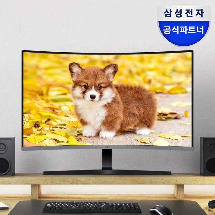 삼성전자 삼성 에센셜모니터 LS32D390 80.1cm32인치 커브드 100Hz, LS32D390, 80.1cm