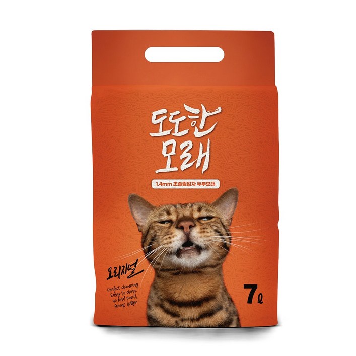 도도한 고양이 두부모래 오더어 더스트 프리 1.4mm 7L, 2.8kg 도도한 고양이 두부모래 오더어 더스트 프리 1.4mm 7L, 2.8kg