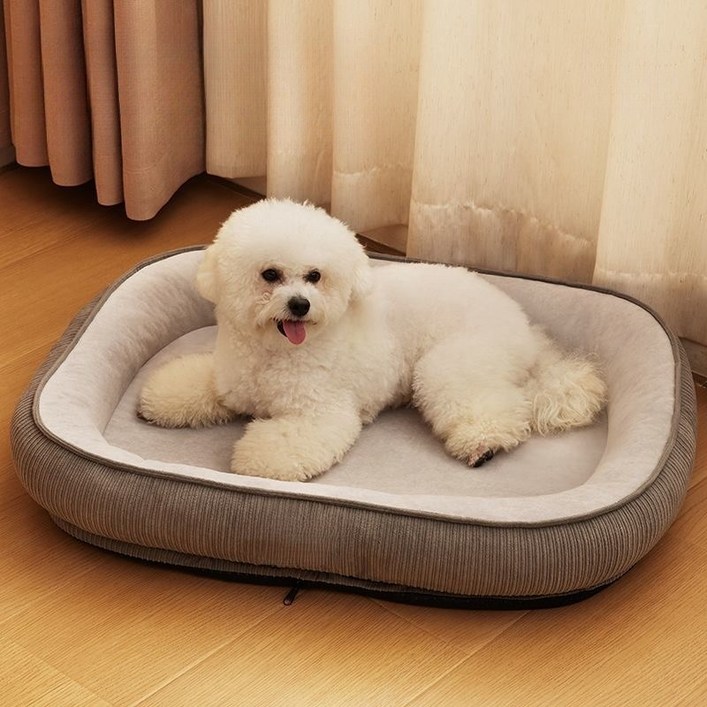싱쿨 미끄럼방지 푹신푹산한 애완동물 꿀잠 쿠션 방석 사계절 꿀잠 방석, 1개, 그레이 싱쿨 미끄럼방지 푹신푹산한 애완동물 꿀잠 쿠션 방석 사계절 꿀잠 방석, 1개, 그레이