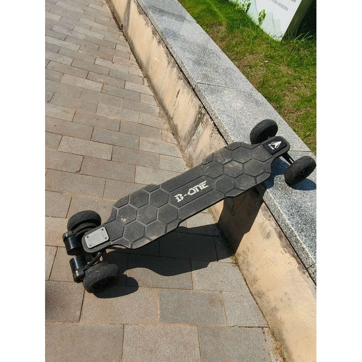 B ONE CROSS 오프로드 전기 전기스케이트보드 스케이트보드 전동스케이트보드, 6인치 공기주입 바퀴  수입 전지  주행거리 50k, 기본 모델명품번