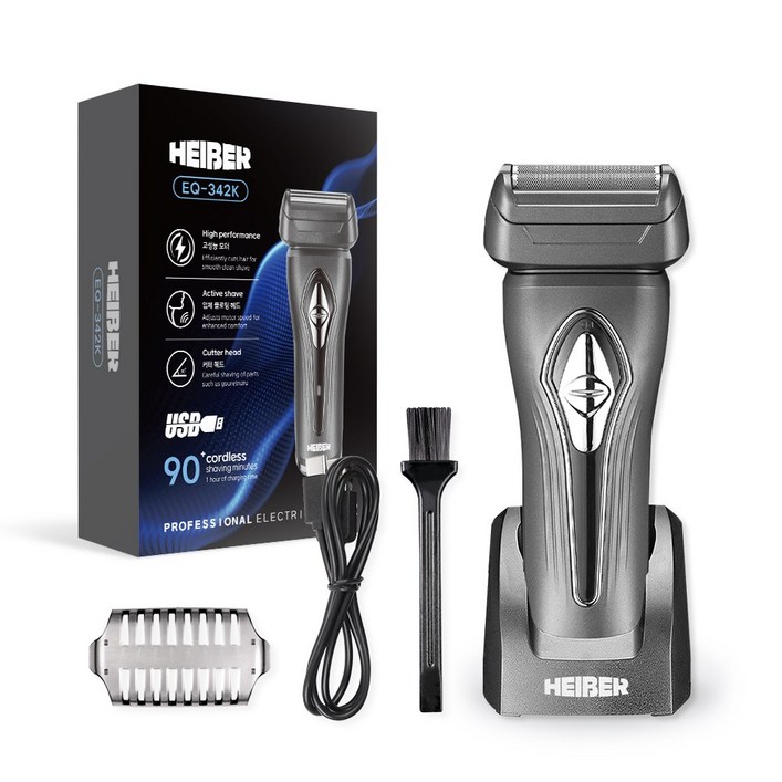 헤누스 퓨어컷 남자 전기 면도기 생활방수 전동 면도기