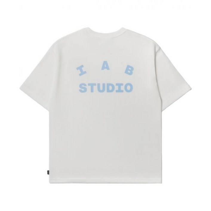 정품아닐시3배보상 아이앱 스튜디오 티셔츠 화이트 스카이 블루 Array