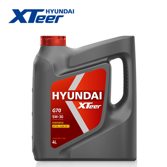 현대엑스티어 G70 5W30 4L 가솔린 엔진오일 합성유, 4L, 1개