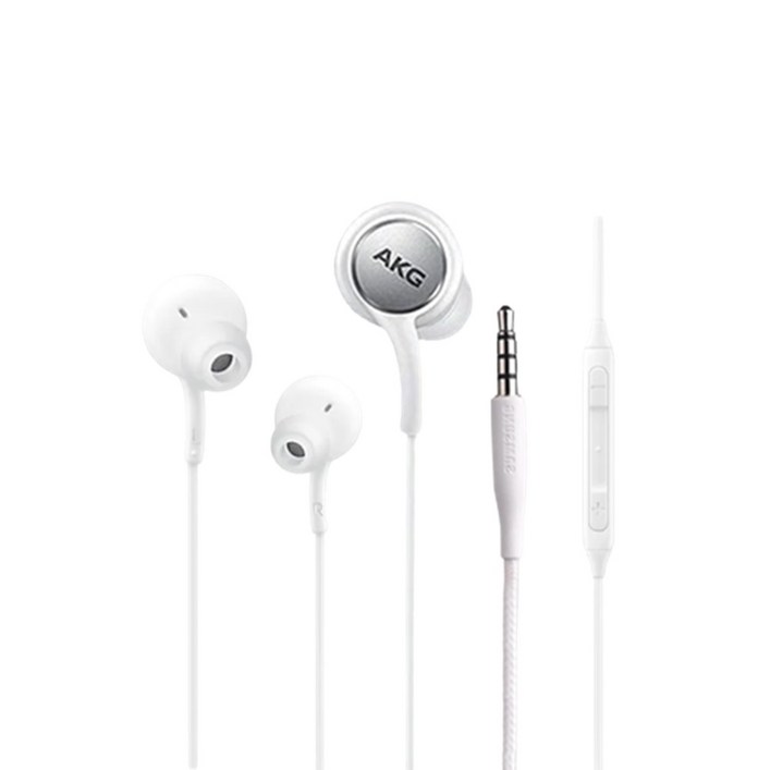 삼성 정품 AKG 유선이어폰 3.5파이 스마트폰 S10 S9 S8 노트9 노트8 갤럭시 화이트블랙, 화이트 삼성 정품 AKG 유선이어폰 3.5파이 스마트폰 S10 S9 S8 노트9 노트8 갤럭시 화이트블랙, 화이트