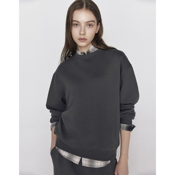 지오다노NEW 여성 베이직 테리 맨투맨 티셔츠 05325911