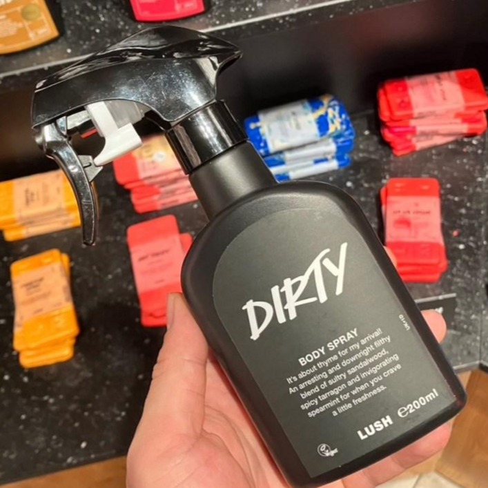러쉬 더티 바디 스프레이