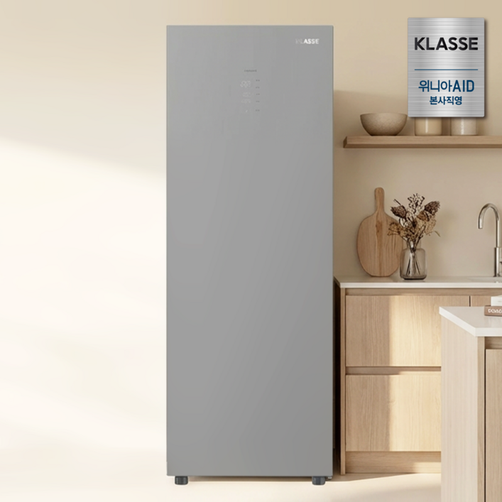 [25년 신제품] 위니아에이드 클라쎄 컨버터블 미니 스탠드형 김치냉장고 1도어 글라스모델 KAB112SSG4GPV(AK) 용기 FULL 기본구성, KAB112SSG4GPV(AK)