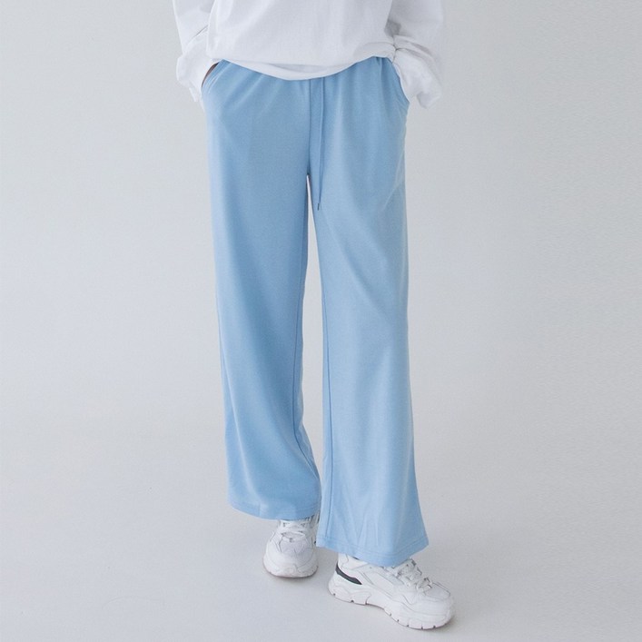 봄봄 컬러 와이드 트레이닝 팬츠